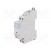 Stykač 2-pólový instalační 230VAC 16A NC + NO DIN SM400