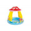 Bazénik Intex® 57114, Mushroom, detský, nafukovací, so strieškou, 102x89 cm