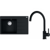Set Franke G272O (dřez CNG 611-78 TL/2 Onyx, levý + baterie FC 6018.071 LINA Onyx) 114.0700.779