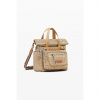 Dámský batůžek DESIGUAL 25SAXO06 1014 BACK RAFFIA VOYAGER MINI 1014 WHITE velikost U