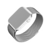 Remienok Mesh z nehrdzavejúcej ocele FIXED Mesh pre Apple Watch 42/44/45/49 mm, strieborný