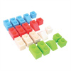 Bigjigs Baby Drevené Spojkostky Primary set Bigjigs Toys