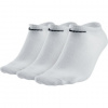 Členkové ponožky Nike 3PPK VALUE NO SHOW biele SX2554-101 - XL