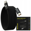 Kábel Spacecase USB typ C - Apple Lightning 1 m, čierny