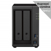 Synology DS723+ DiskStation (2C/RyzenR1600/2,6-3,1GHz/2GBRAM/2xSATA/2xM.2/1xUSB3.2/2xGbE/1xPCIe) DS723+