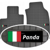 Fiat Panda 2012 - Koberce MOTOHOBBY PREDNÉ + EMBLEMAT