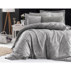 Brotex Obliečky Satén Rovena grey 200x220/2x70x90 cm