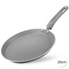 Perfect Home 13918 Granitová panvica na palacinky, 26 cm, sivá