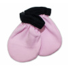 Baby Nellys Dojčenske rukavičky - Little princess - růžové, LP Velikost koj. oblečení: 56/62 (0-3m)
