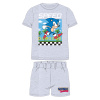 Ježko SONIC - licencia Chlapčenské pyžamo - Ježko Sonic 5204008W, šedý melír Farba: Sivá, Veľkosť: 104