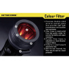 NiteCore NITNFG40 farebný filter MH25, EA4, P25, P16, P15, SRT7, CR6, CG6, CB6, CI6, CU6 a baterky s Ø 39 - 42 mm zelená; NITNFG40