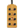 Lumberg Automation ASB 8/LED 5-4-331/5 M 60603 pasívny box senzor/ aktor rozdeľovač M12 s kovovým závitom 1 ks; 60603
