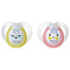 Tommee Tippee Cumlík Night Time, 0-6 m - ružová/žltá Tommee Tippee