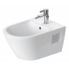 DURAVIT D-Neo závesný bidet s otvorom, s prepadom, 370 x 540 mm, biela, 2295150000