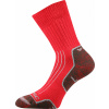 VoXX ZENITH L+P / Trekingové froté ponožky - červená 41-42
