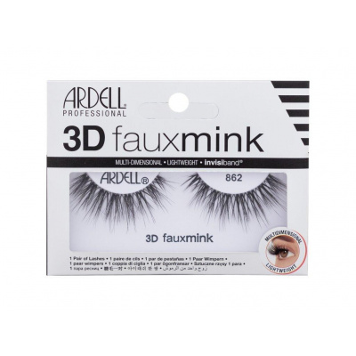Ardell 3D Faux Mink 862 Black (W) 1ks, Umelé mihalnice