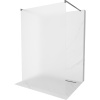 Mexen Kioto, sprchová zástena Walk-In 120 x 200 cm, 8mm sklo námraza, grafitový profil, 800-120-002-95-30