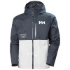 Pánska bunda Active Pace M 53085 598 Tmavo šedá s bielou - Helly Hansen L tm.šedá-bílá