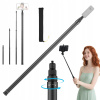SELFIE TYČ pre Insta360 One X/One R, NASTAVITEĽNÁ DĹŽKA 57CM-3M, ČIERNA