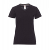 PAYPER V-NECK LADY 000951-0026 / Dámske tričko s krátkym rukávom, s výstrihom do V - čierna XS