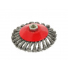 GEKO G00607 Drôtený kotúč kruhový - pletený skrúcaný drôt 125mm M14