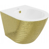 MEXEN - Lena bidet závesný, biela/zlatá vzor 35224808