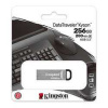 Kingston USB flash disk, USB 3.0 (3.2 Gen 1), 256GB, DataTraveler(R) Kyson, strieborný, DTKN/256GB, USB A, s pútkom