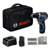 Bosch Bosch AKU vrtací šroubovák PRO GSR 12V-32, 2x12V/2,0Ah + bity a příslušenství v textilní tašce 06019N7006