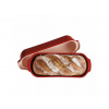 Forma na pečení chleba Specialities Burgundy granátová 39,5 x 16 cm- Emile Henry (SPECIALITIES bochníková forma na chleba, 39,5 x 16 x 15 cm, Burgundy granátová červená - Emile Henry)