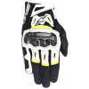 Rukavice SMX-2 AIR CARBON, ALPINESTARS (čierne / biele / žlté fluo, veľ. XL)