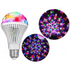 LED Disko žiarovka E27 3W RGB