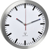 TFA Dostmann 60.3528.02 DCF nástenné hodiny 300 mm x 45 mm hliník tiché hodiny (bez tikanie); 60.3528.02