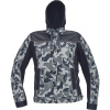 Cerva NEURUM CAMOUFLAGE Pracovná bunda s kapucňou antracit 56 0351000661056