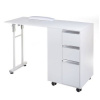 Skladací manikúrový stôl BD-3802 WHITE