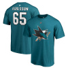 Fanatics Tričko San Jose Sharks Erik Karlsson #65 Stack Logo Name & Number Veľkosť: XS