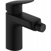 Hansgrohe Logis, bidetová batéria 100 s odtokovou garnitúrou s tiahlom, čierna matná, HAN-71200670