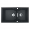 Grohe Drezy Kompozitný drez K700 s odtokom, 90x50 cm, granitová čierna 31658AP0-GR