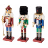 Vianočné figuríny Luskáčik 26 cm bubon (N 3 x vianočné figuríny Luskáč 26 cm)