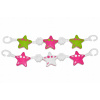 Reťaz na kočík - hviezdy, kvietky