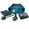MAKITA DTW190JX3 Uťahovač 190 Nm rázový 18V LXT - Li-Ion 3.0 Ah akumulátor (2 ks) + nabíjačka, výstup: 1/2