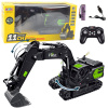 LEAN TOYS RC Pásové rýpadlo – bager na diaľkové ovládanie, 11 CH- čierna
