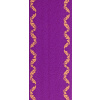 FRANCESCO BRIZZOLARI S.R.L. Smútočný stuha klasik s potlačou 68109 5 cm x 50 m - 21 bordeaux