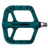 Pedál RockBros, PL,LSL Flat nylon, 9/16, modrý