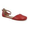 Barefoot dámské sandály Shapen - Poppy II Cherry N červené
