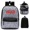 Multi -Chamber School Backpack Vans Black, Multi -Colored 18 L (Batoh pre dievčatá školské dodávky ríše dotty)