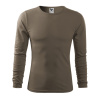 MALFINI Tričko Fit-T LS 119, dlouhý rukáv, pánské MAL-1192916 XL Army zelená