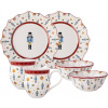 Villeroy & Boch 1485857287, 2 osôb, Porcelán, Viacfarebný, Toy's Delight, Kolo, 6 kusov