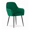 TRENDIE Zamatová stolička Warsaw zelená