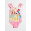Detské plavky - Jeden -kus h & m outfit 134 ružový (Princezná plavky kostým R.134 H&M)