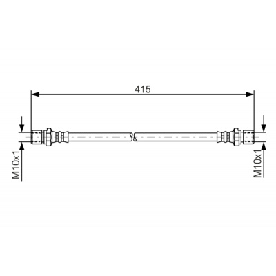 BOSCH Brzdová hadica 1987476011